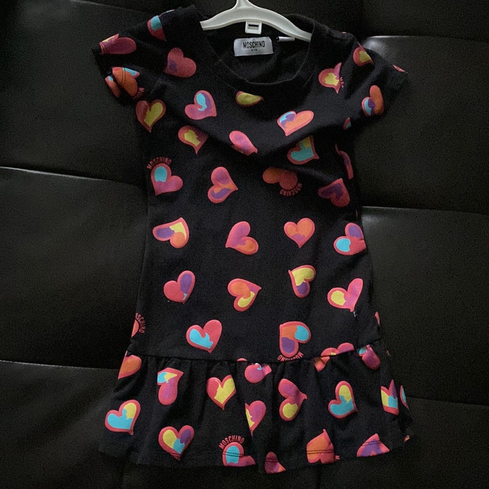 Used little girls moschino dress